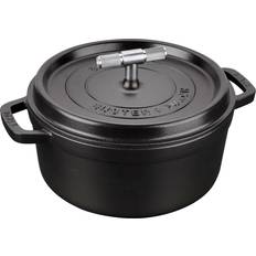 Staub La Cocotte Round Cast Iron Buster Punch 24 cm - 4 qt with lid 3.7 L 24 cm