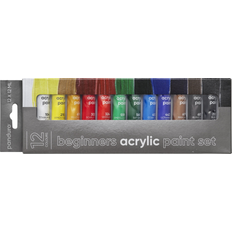 Panduro Hobby Akrylfärg nybörjare 12x12 ml