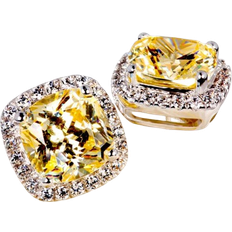 Yellow Earrings Shein Delicate And Stylish Silver Square Shape Earring With Perfect Gift For Girls Ideal For Elegant Date Wedding Decoration