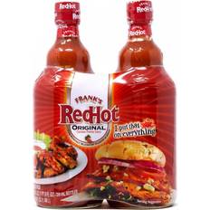 Frank's RedHot Frank's Franks Red Hot Original Hot Sauce, 25 oz, 2 Pack 96797 25fl oz 2pack