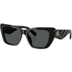 Women's Large Sunglasses - Black/Dark Grey