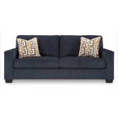 Signature Design by Ashley Queen Sleeper In Ink Sofa 85" 3 Seater