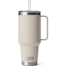 Yeti Rambler 42 oz Straw Cape Taupe Travel Mug 42fl oz