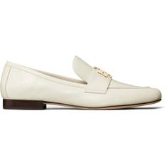 Tory Burch Eleanor Loafer Light Cream/Gold Women's Shoes White 9.5 M