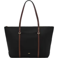 Mango Klassisk Toteväska Med Kontrasterande Handtag - Svart