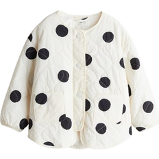 H&M Girls White Quilted jacket 8-10Y