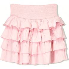 Bershka Panelsydd Minikjol - Rosa