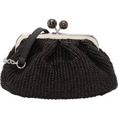 Strå Clutch tasker Max Mara Weekend Toilettaske PALMAS - Sort