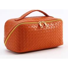 Orange Toilettasker & Kosmetiktasker Praktisk Orange Makeuptaske i Luksusklassen