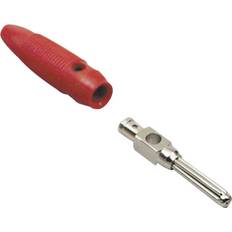 BKL Electronic Banana Plug 4 mm Red 1 pc