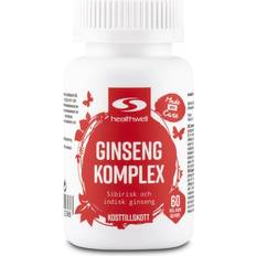 Healthwell Ginseng Kompleks, kapsler 60 stk