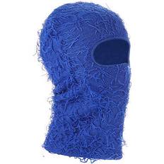 Blue Balaclavas Uxcell Distressed Balaclava Ski Mask Camo Knitted Face Cover - Sapphire Blue