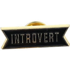 Shein Pc Cute Introvert Sign Brooch Enamel Pin For Introvert Person