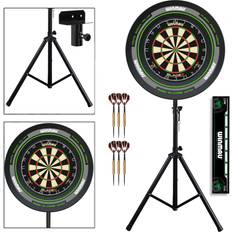 Winmau Darts Set with Stand + Blade 6 Dartboard + Surround and Darts