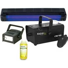 Machines de Fête Ibiza Fog & Fear 2 Pack Lumière Liquide À Fumée