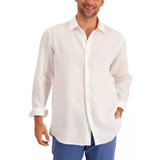 Linen Shirts - Men Club Room 100% Linen Shirt - Think Pink