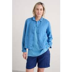 Seasalt Cornwall Arame Linen Jacket - Clear Sky