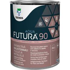 Teknos Futura Aqua 90 Träfärg Vit 0.9L