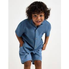 Lindex Shirts Lindex Short-Sleeved Shirt In Linen Blend