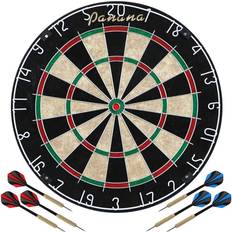 Dartbaord Steel Dart Board Set with 6pcs Professional Steel Tip Darts