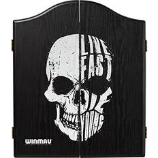 Table Sports Winmau Skull Design Deluxe Dartboard Cabinet