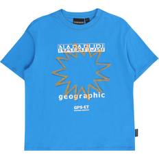 Shirts S-Sella - Azur/Orange/Hvid