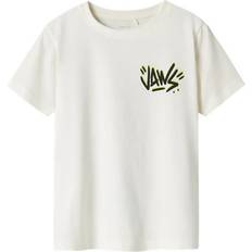Multifarvet T-shirts Name It T-shirt - NkmMakai Jaws - Cloud Dancer