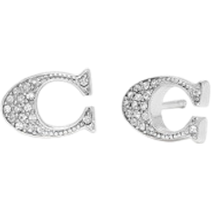 Coach Outlet Signature Stud Earrings Grey One
