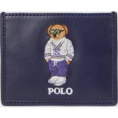 Ralph Lauren Polo Bear Leather Card Case - Newport Navy