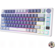RK Royal Kludge M75 Mechanisch Toetsenbord 2.4G Draadloos Bluetooth USB 75% RGB
