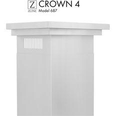 Plate Heaters ZLINE Kitchen & Bath Wall-Mounted Range Hood Top Cover Stainless Steel CM4-687