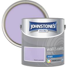 Johnstones Matt Emulsion Paint, 2.5L, Sweet Lavender Wall Paint Sweet Lavender 2.5L