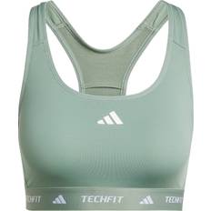 Silver Underkläder adidas Techfit Bh - Silver Green