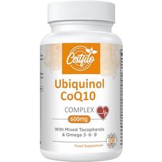 Ubiquinol COQ10 600mg Softgels Active Form of COQ10 Plus Vitamin E Omega 3
