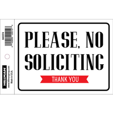 Hillman No Solicit Decal 4 in H x 6 in W Pack of 6