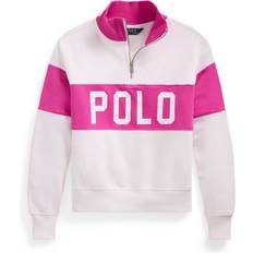 Ralph Lauren Børnetøj Ralph Lauren Polo Sweatshirt - Pink/Hvid
