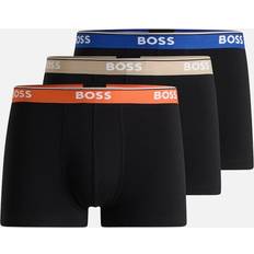 One Size Men's Underwear BOSS 3-Pack Power Boxer Trunks - Black