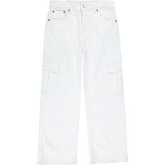 Cargo Trousers Levi's Girls Baggy Cargo Jeans - White