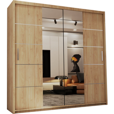 Wardrobes double Sliding Wardrobes 4u OAK, 180 Dubna Double Wardrobe 180x217cm