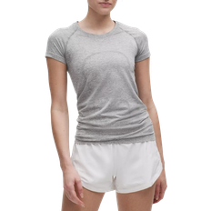 Lululemon Swiftly Tech Short Sleeve-Shirt 2.0 Hip Length - Slate/White