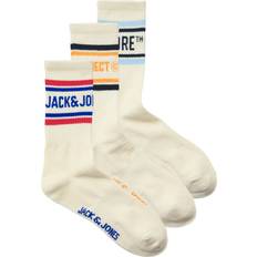 Jack & Jones Strømper Jack & Jones Jacmadrid Sokker Creme/Black/Orange