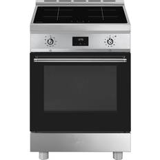Smeg komfur 60cm Smeg Classica Aesthetic C6IPXT2 Rustfrit stål