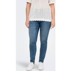 Tøj Only Caremmy Høj Talje Skinny Fit Jeans - Blue Denim