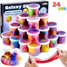 Joyin Slime Kit 24 Pack Galaxy Slime Cup Party Favors