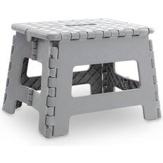 Marbueno Flerfärgad Hopfällbar Stol Kompakt Trädgårdshorn 31.5 x 25 x 22 cm Pall