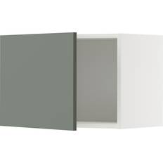 IKEA Gråa Väggskåp IKEA Metod Vit Nickebo Matt Grågrön 60 x 40 cm Väggskåp