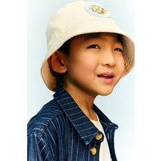 Beige Bucket Hats Children's Clothing H&M Motif-Detail Bucket Hat - Beige