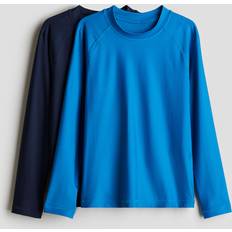 Boys UV Shirts Children's Clothing H&M Boys UPF 50 Swim Tops - Blue