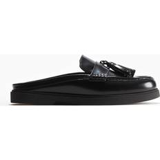 Svarta Loafers H&M Slip In Loafers I Läder - Svart