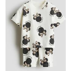Bomull Övriga sets H&M Baby 2-Delat Bomullsset Med Tryck - Vit/Mimmi Pigg